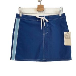 Roxy- Board Skirt Dark & Light Blue Mini Skirt- 9